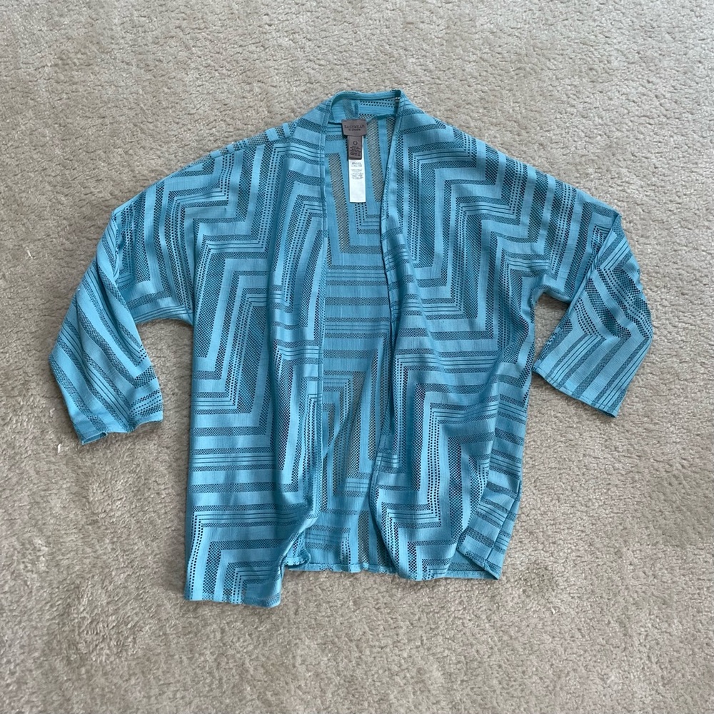 chico’s easywear cardigan shirt